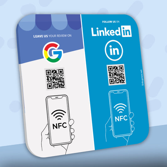 Plate NFC Linkedin/Google