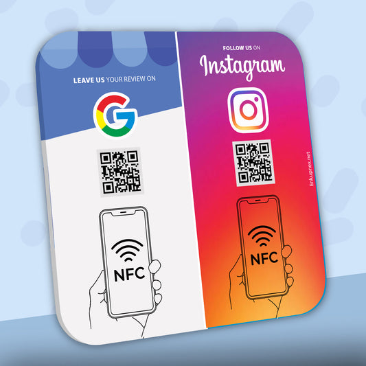 Plate NFC Instagram/Google