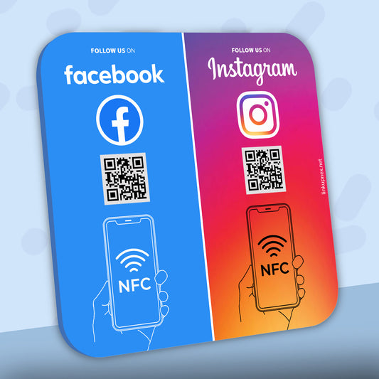 Plate NFC Instagram/Facebook